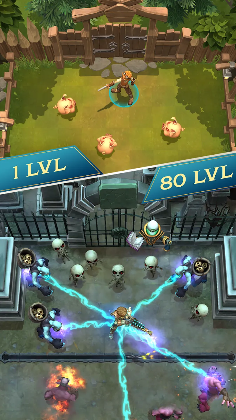 Heroics Epic Legend of Archero v4.7.126 APK Мод (Меню, Бесплатный шопинг, Урон, Режим бога) Screenshot 2 Heroics Epic Legend of Archero v4.7.126 APK Мод (Меню, Бесплатный шопинг, Урон, Режим бога) Screenshot 2