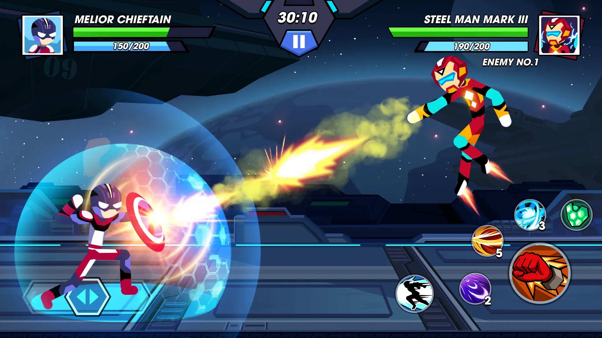 Stickman Fighter Infinity [мод: много денег] Screenshot 2