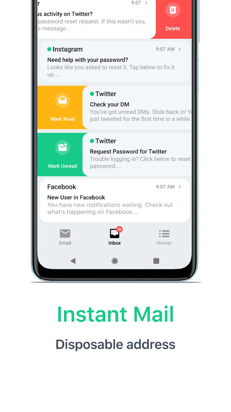 Temp Mail v4.09 b289 APK Мод (Всё открыто, Premium) Screenshot 2 Temp Mail v4.09 b289 APK Мод (Всё открыто, Premium) Screenshot 2