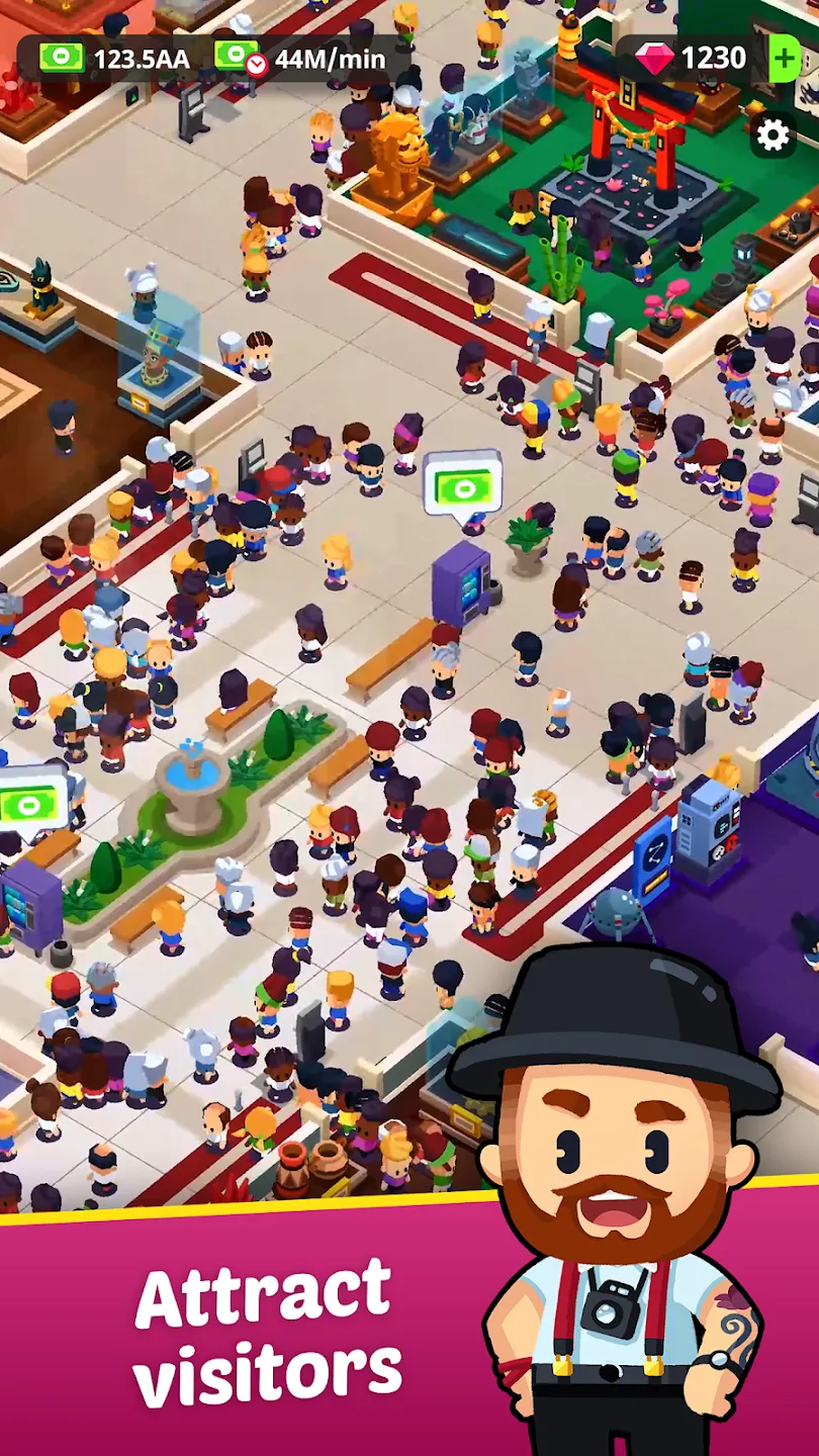 Idle Museum: империя искусства v1.11.25 APK Мод (Много денег) Screenshot 4 Idle Museum: империя искусства v1.11.25 APK Мод (Много денег) Screenshot 4