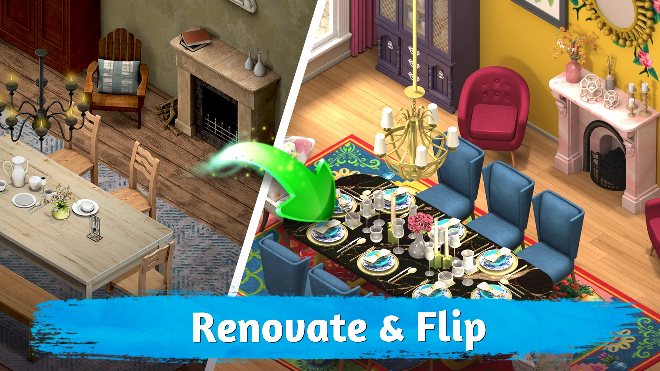 Roomflip : Design TV Show Game v1.5.5 APK Мод (Много денег) Screenshot 4