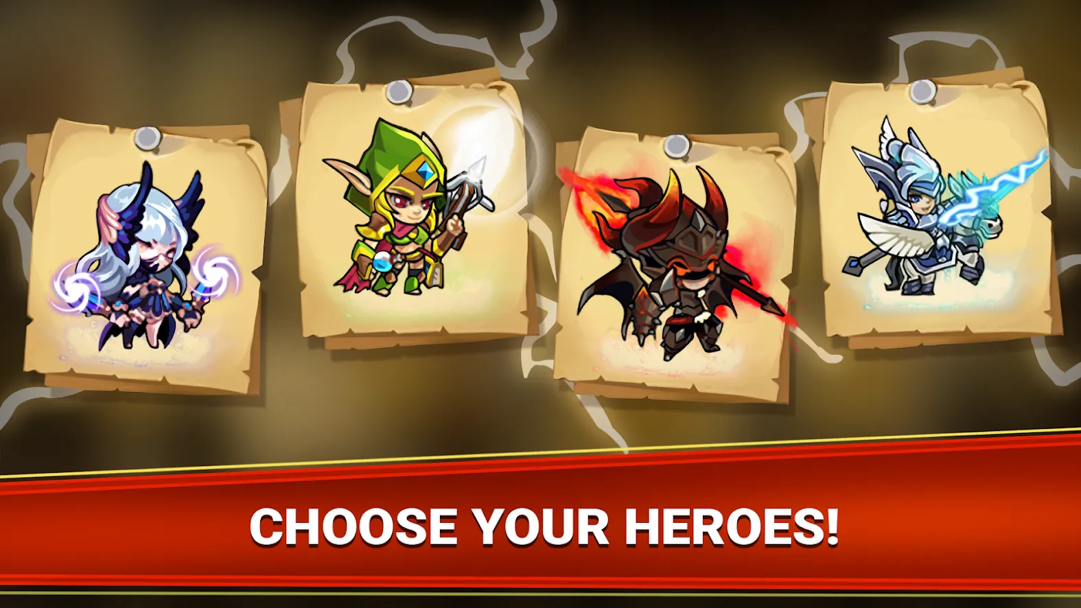 Defense Heroes: Defender War Tower Defense [мод: бесплатные покупки] Screenshot 3