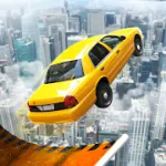 Скачать взломанную версию Mega Ramp Car Jumping [мод: много денег] на Андроид