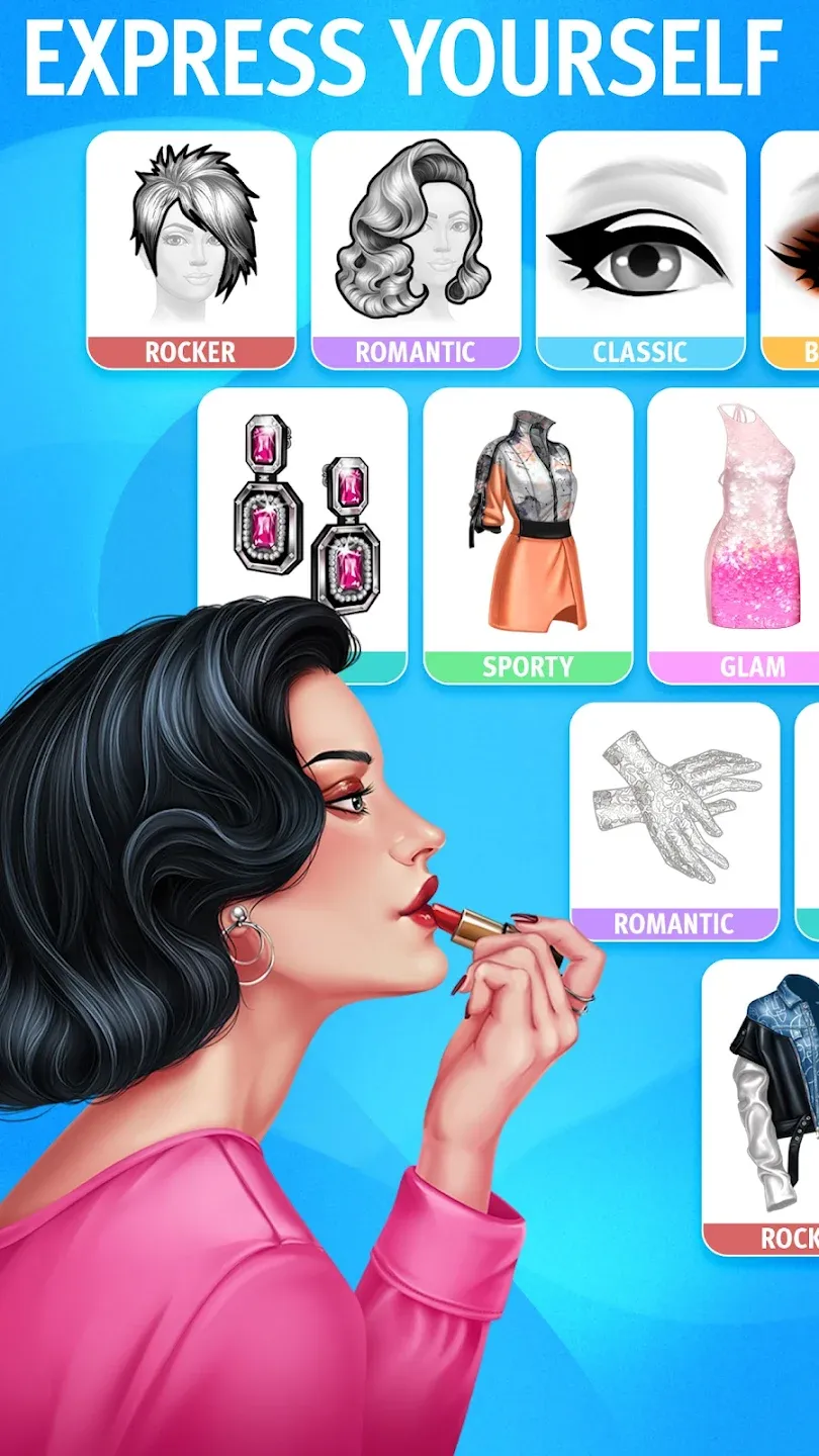 Pocket Styler: Fashion Stars v10.2.1 APK Мод (Много денег) Screenshot 4 Pocket Styler: Fashion Stars v10.2.1 APK Мод (Много денег) Screenshot 4