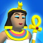 Взломанная Idle Egypt Tycoon: Empire Game [мод: бесплатные покупки] на Андроид
