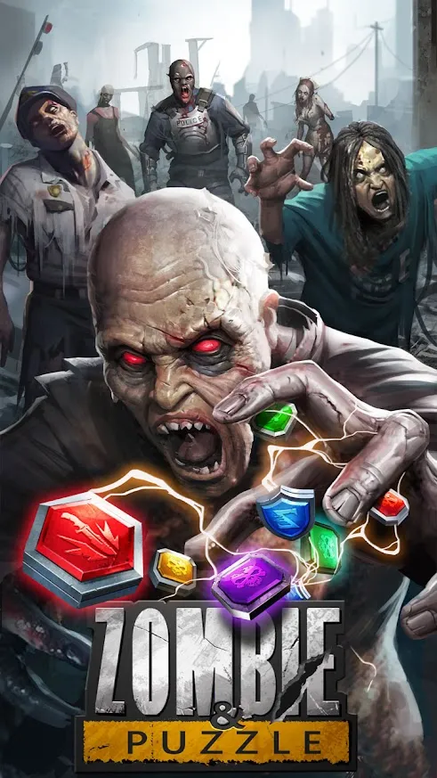 Zombies & Puzzles: RPG Match 3 Screenshot 1