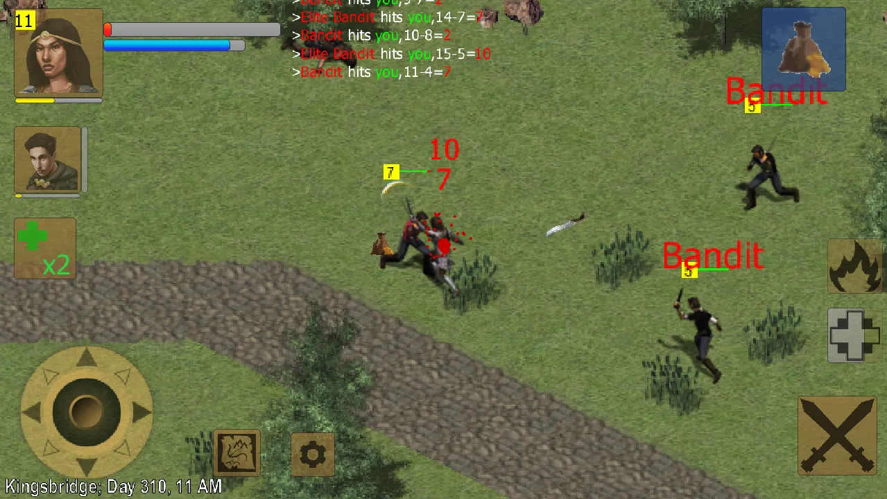 Exiled Kingdoms RPG v1.3.1218 APK Мод (Всё открыто, Много денег) Screenshot 4