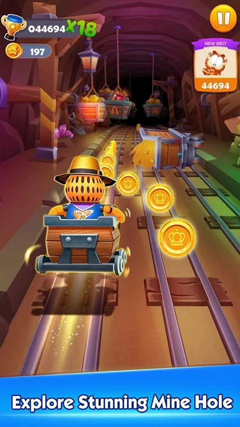Garfield Rush [мод: много денег] Screenshot 3