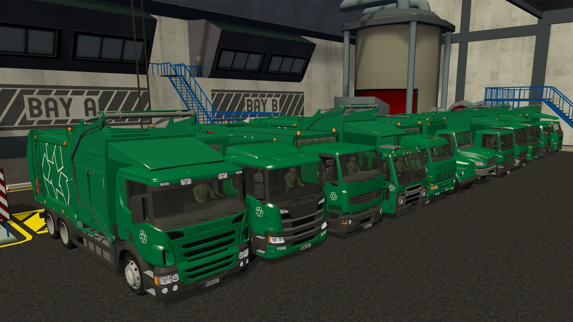 Trash Truck Simulator v1.7.1 APK Мод (Бесплатные покупки) Screenshot 1 Trash Truck Simulator v1.7.1 APK Мод (Бесплатные покупки) Screenshot 1