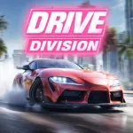 Скачать взломанную версию Drive Division: Real Racing Мод (Меню, Много денег и Топлива) на Андроид