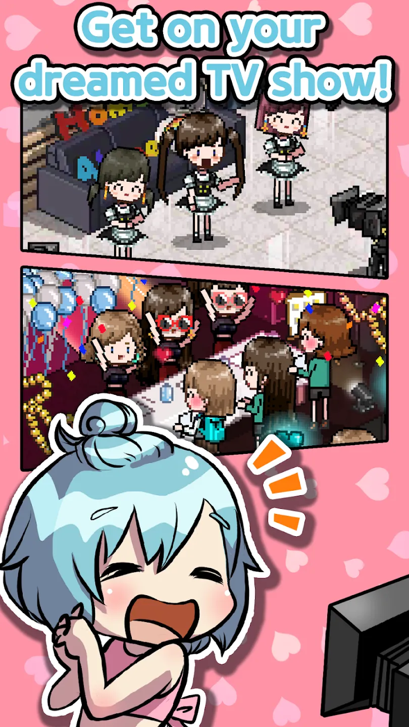 K-POP Idol Producer v2.42 APK Мод (Меню, Много денег и билетов) Screenshot 4