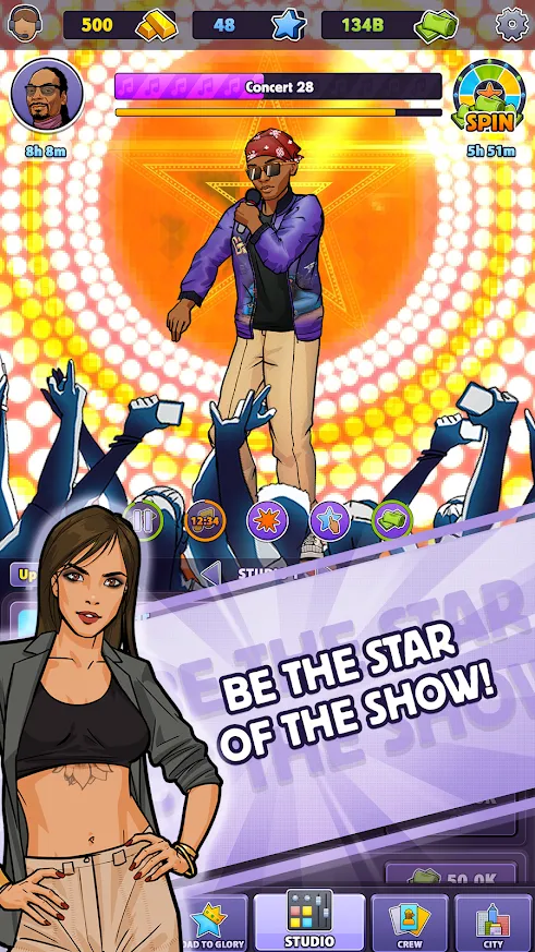 Snoop Dogg's Rap Empire [мод: много денег] Screenshot 3