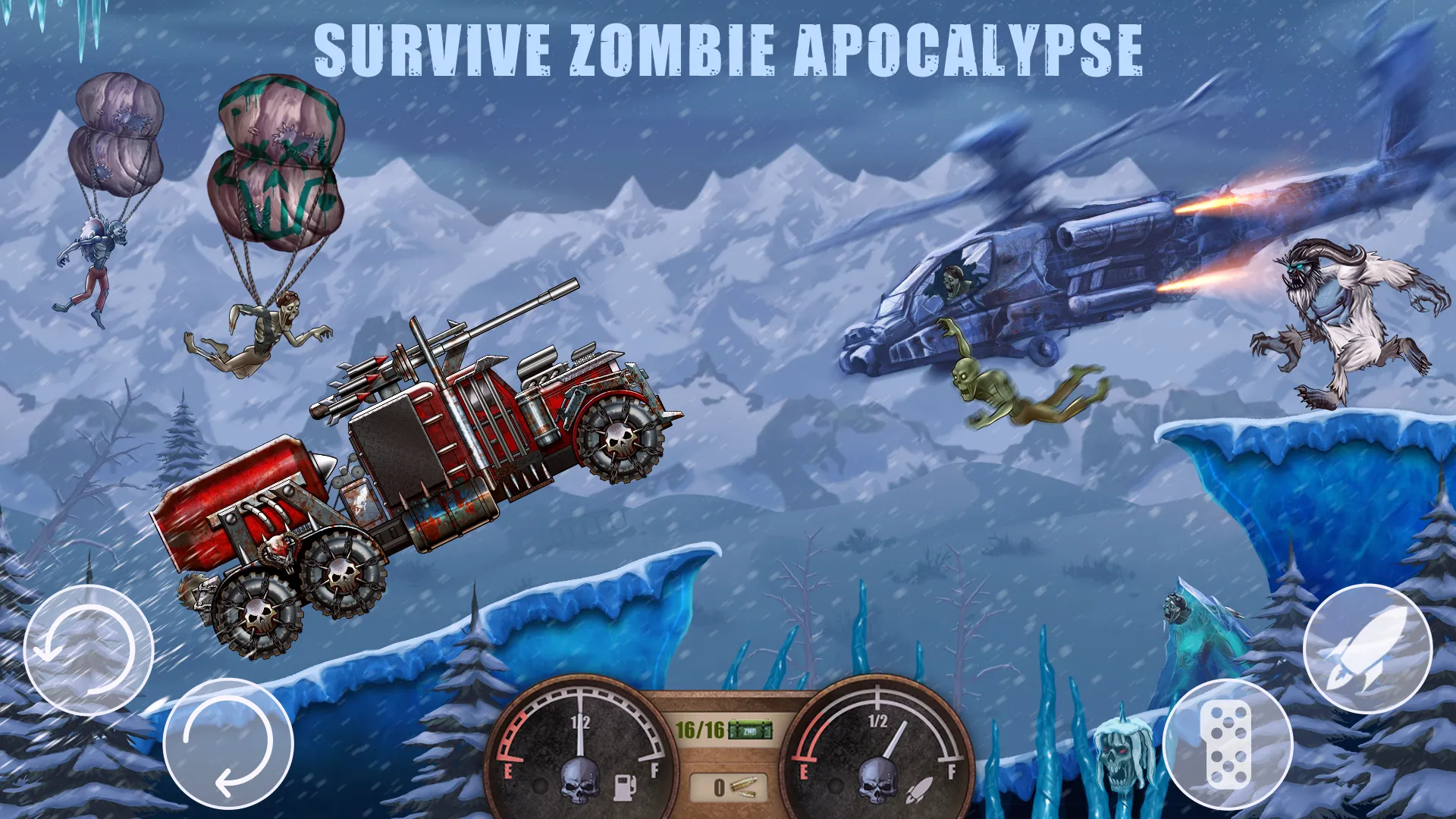 Zombie Hill Racing: Earn Climb v2.4.5 APK Мод (Много денег) Screenshot 4