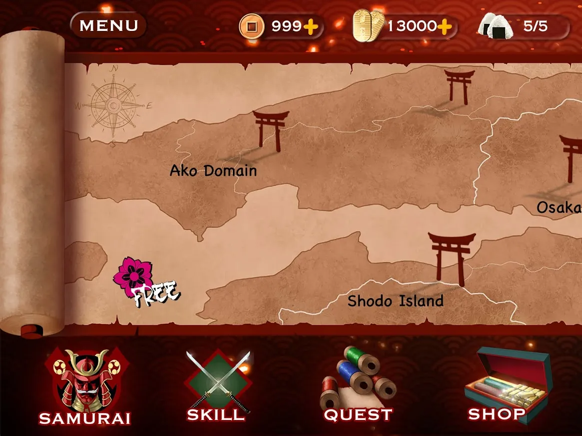 Samurai Warrior: Action Fight [мод: меню] Screenshot 5