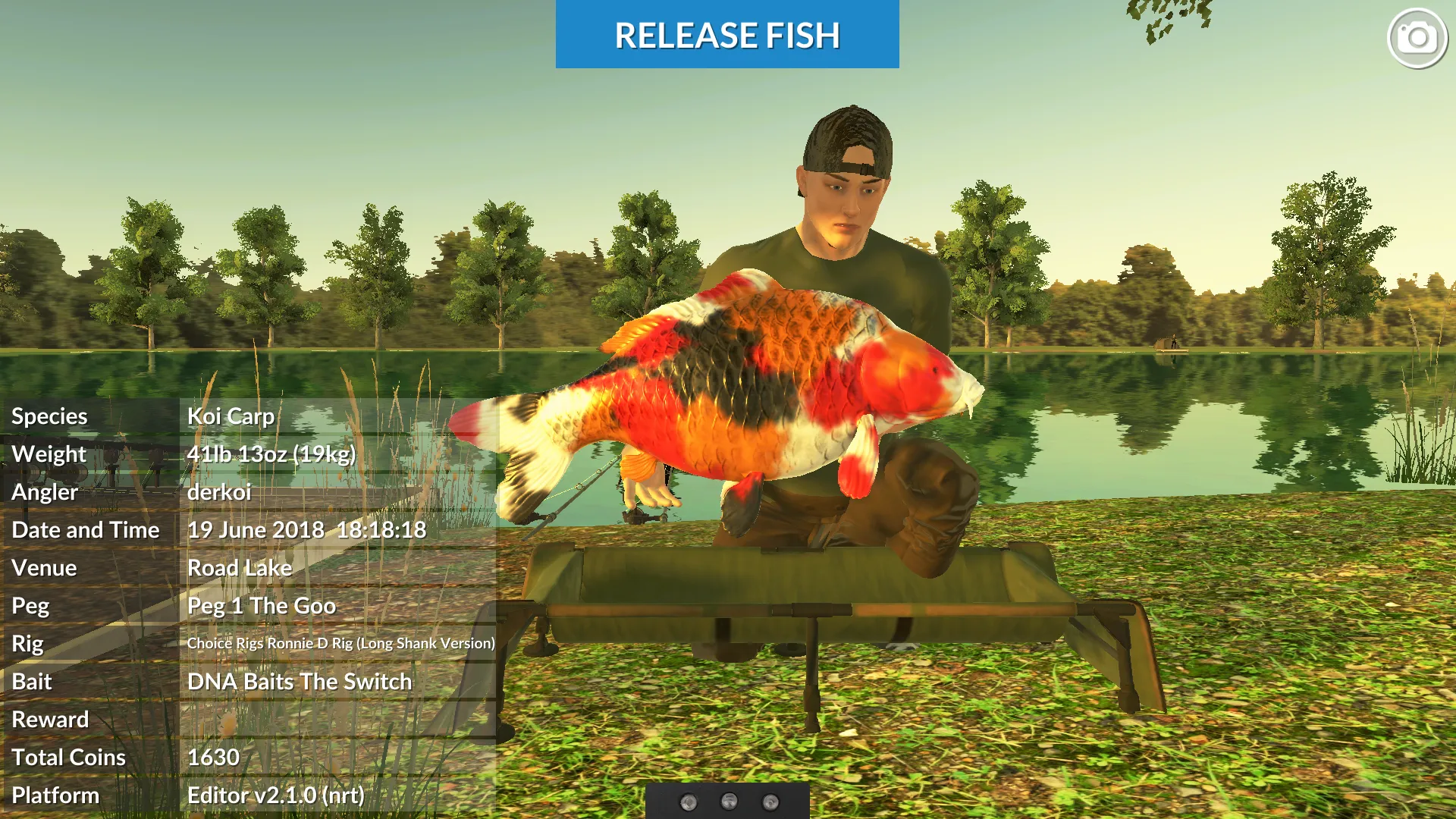 Carp Fishing Simulator v3.1.3 APK Мод (Много денег) Screenshot 1 Carp Fishing Simulator v3.1.3 APK Мод (Много денег) Screenshot 1