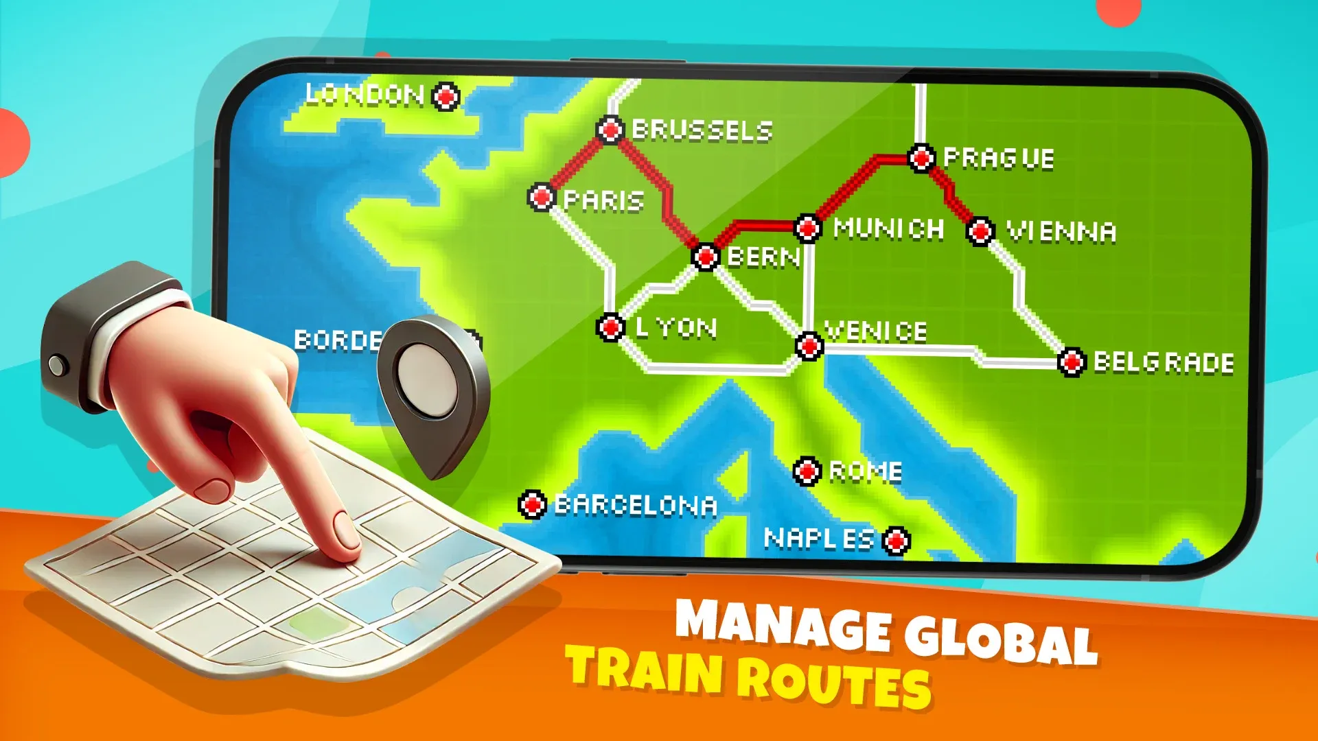 Pocket Trains: Railroad Tycoon v1.10.1 APK Мод (Много денег) Screenshot 2