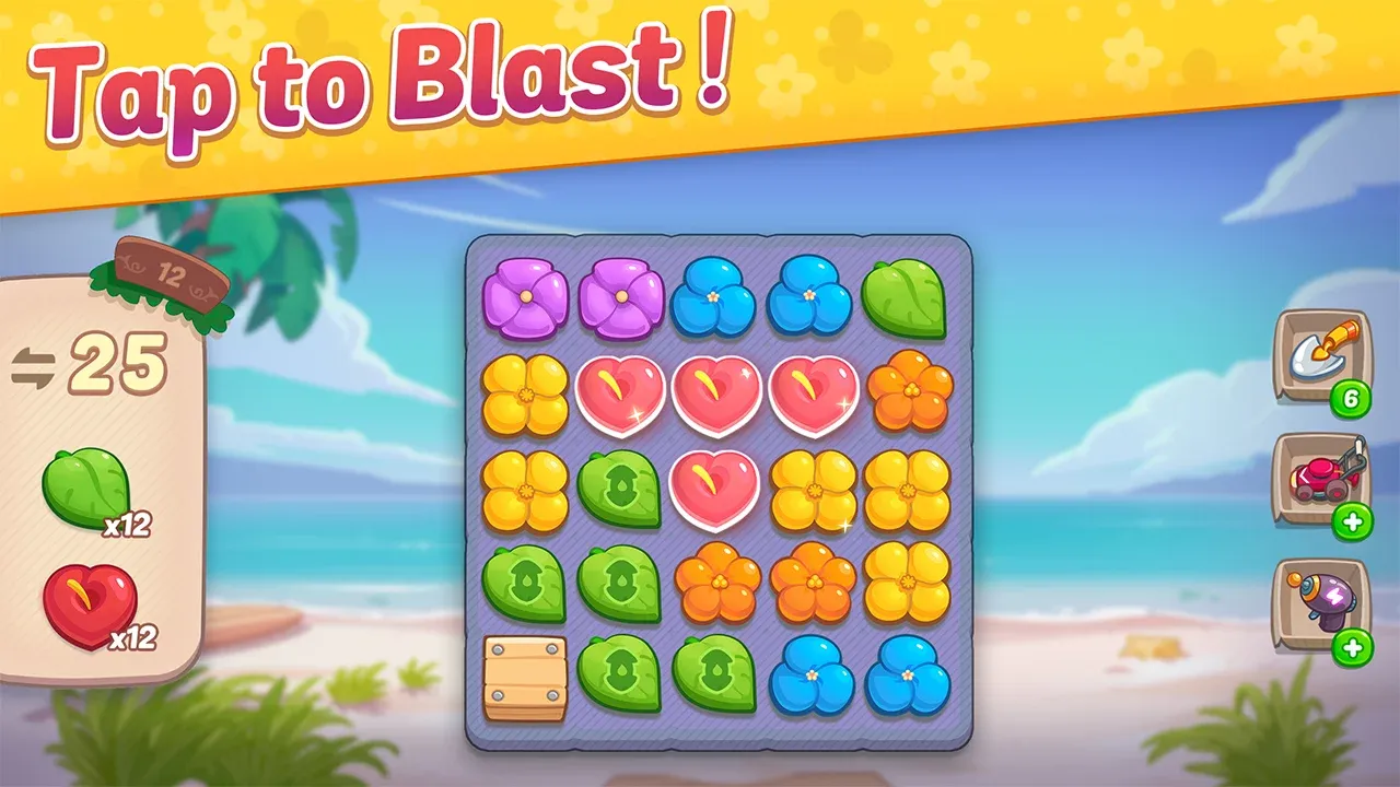 Ohana Island: Blast & Build v2.4.0 APK Мод (Много ходов) Screenshot 5