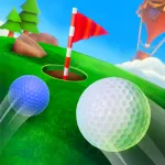 Взломанная Mini GOLF Tour: Clash & Battle Мод (Много денег) на Андроид
