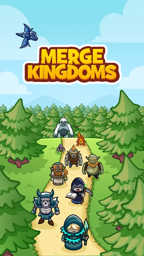 Merge Kingdoms - Tower Defense [мод: много денег] Screenshot 1