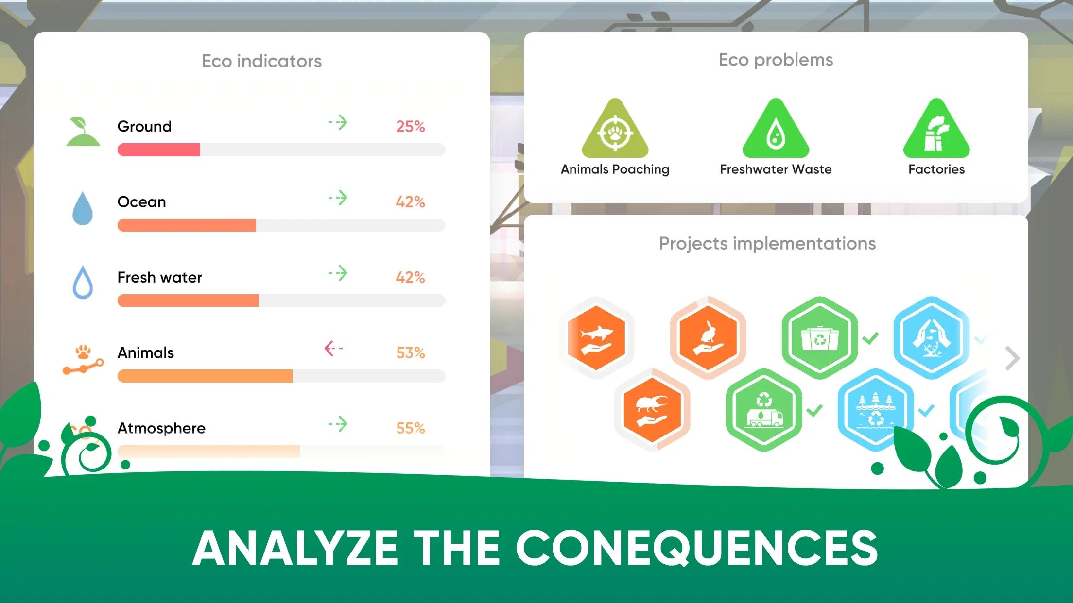 ECO inc. Save the Earth v1.3.3 APK Мод (Бесплатные улучшения) Screenshot 3 ECO inc. Save the Earth v1.3.3 APK Мод (Бесплатные улучшения) Screenshot 3