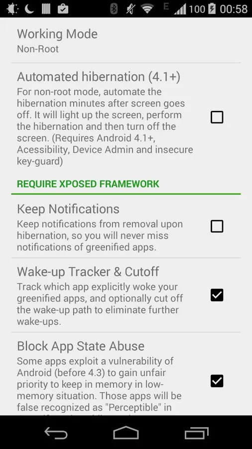 Greenify Screenshot 4 Greenify Screenshot 4
