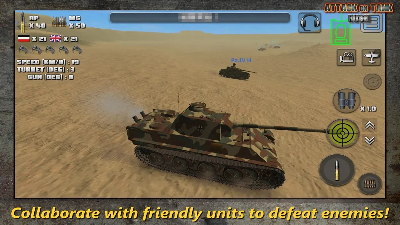 Атака на Танк : Мировая Война v5.0.1.1 APK Мод (Много денег) Screenshot 3 Атака на Танк : Мировая Война v5.0.1.1 APK Мод (Много денег) Screenshot 3