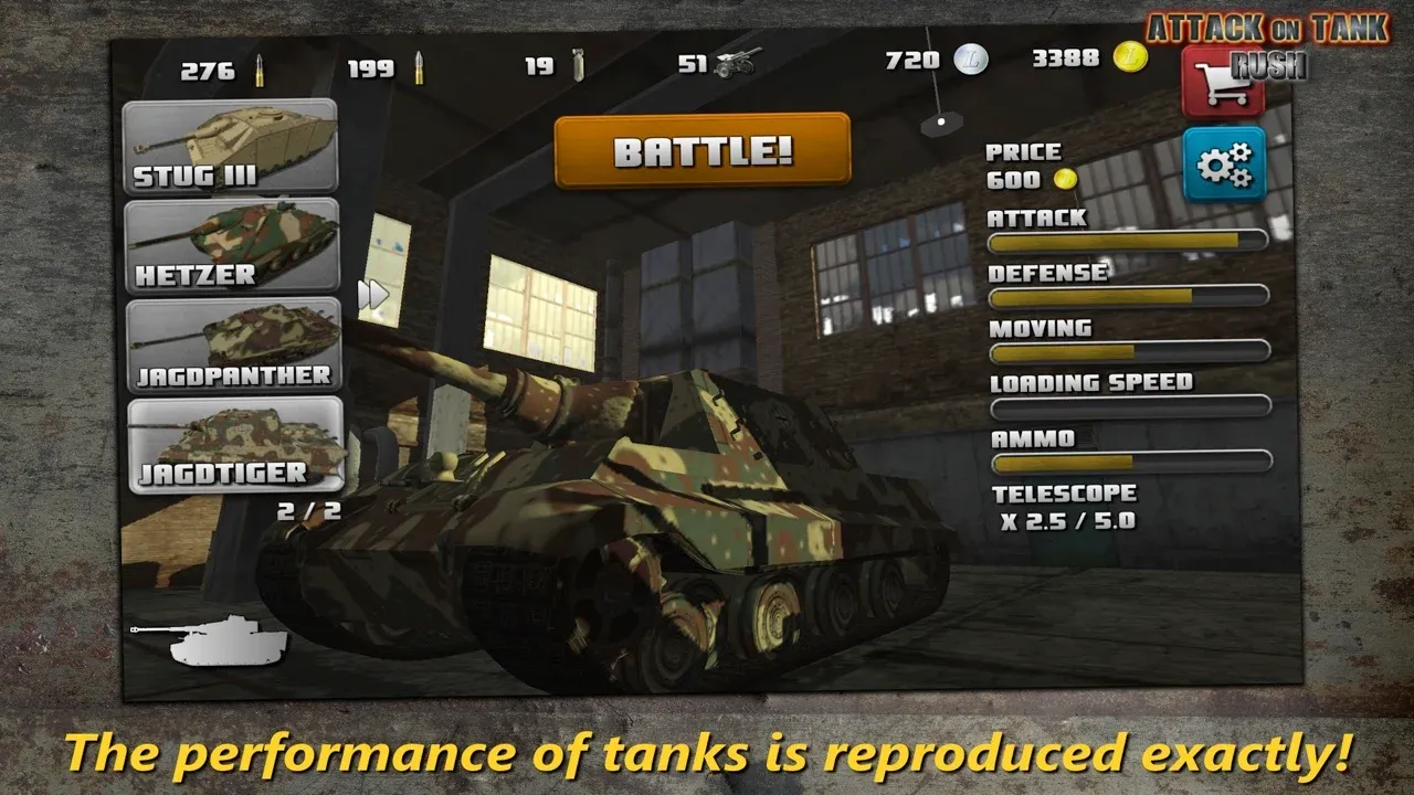 Атака на Танк : Мировая Война v5.0.1.1 APK Мод (Много денег) Screenshot 5