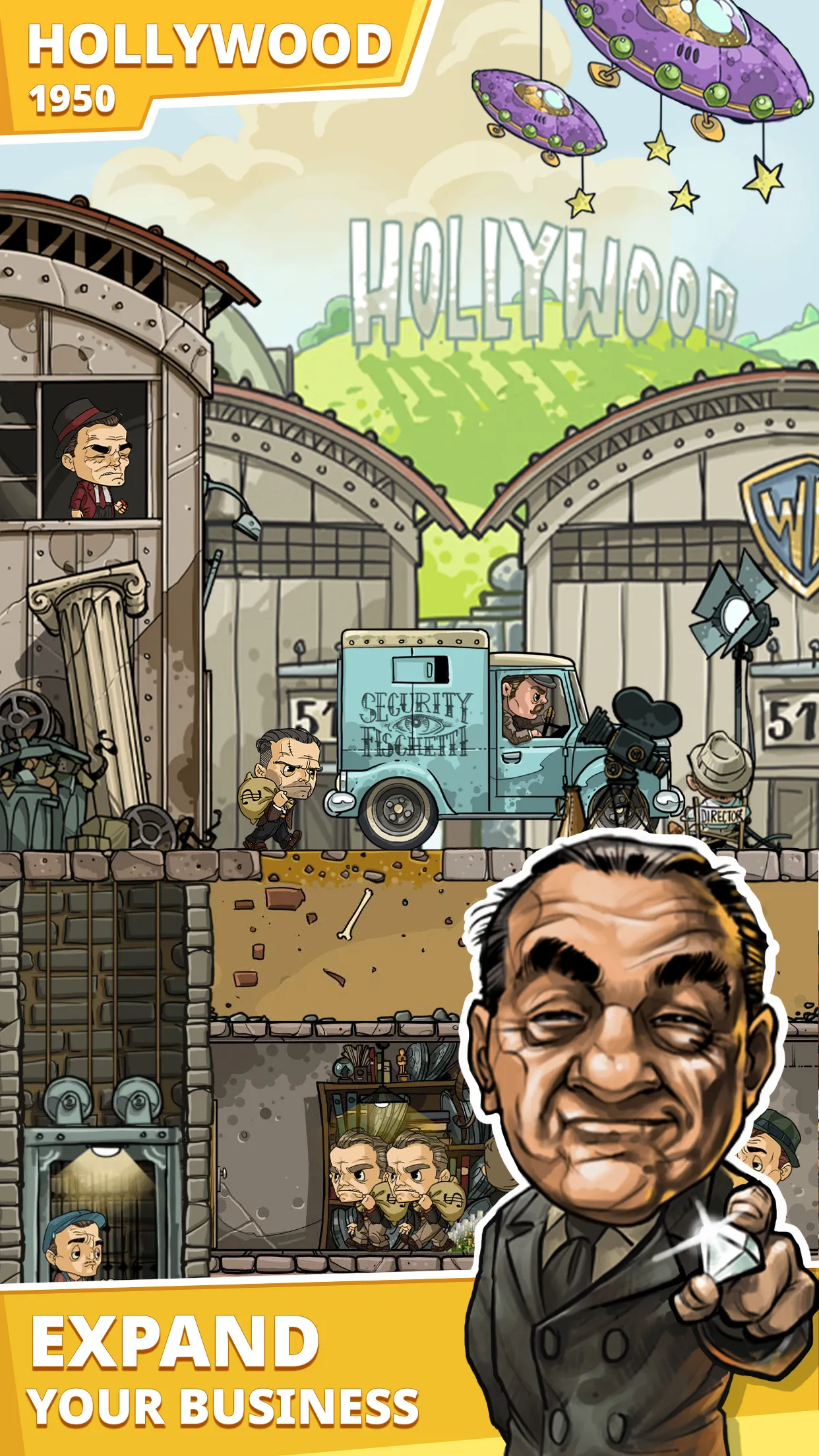 Idle Mafia Boss: Cosa Nostra [мод: много денег] Screenshot 3