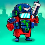 Скачать взломанную версию Space Zombie Shooter: Survival [мод: высокий урон] на Андроид
