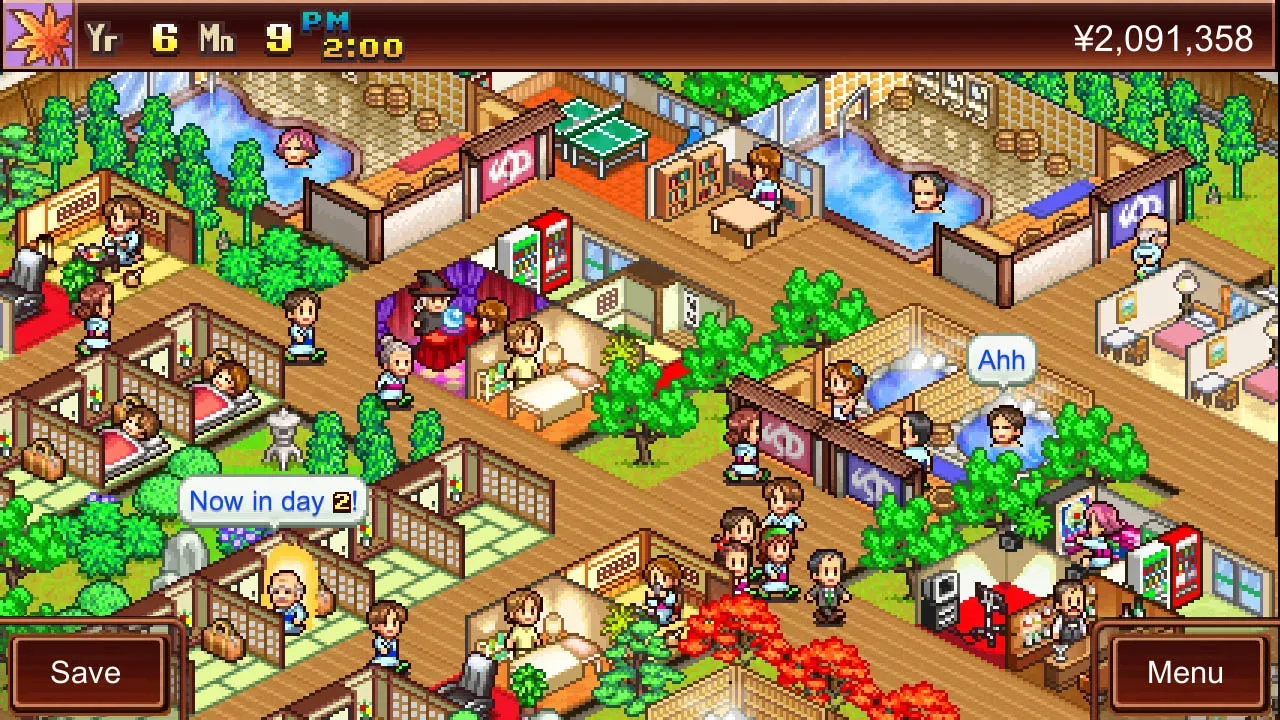 Hot Springs Story v2.8.3 APK Мод (Много денег) Screenshot 1 Hot Springs Story v2.8.3 APK Мод (Много денег) Screenshot 1