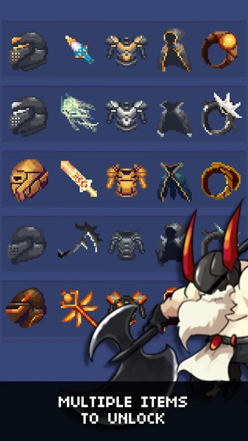 Hero's Quest: Automatic RPG v1.0.17 APK Мод (Меню, Всё бесконечно) Screenshot 5