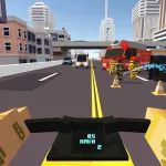 Скачать Blocky Moto Racing – мотоцикл симулятор [мод: всё открыто] на Андроид