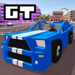 Скачать взлом Blocky Car Racer [мод: всё открыто] на Андроид