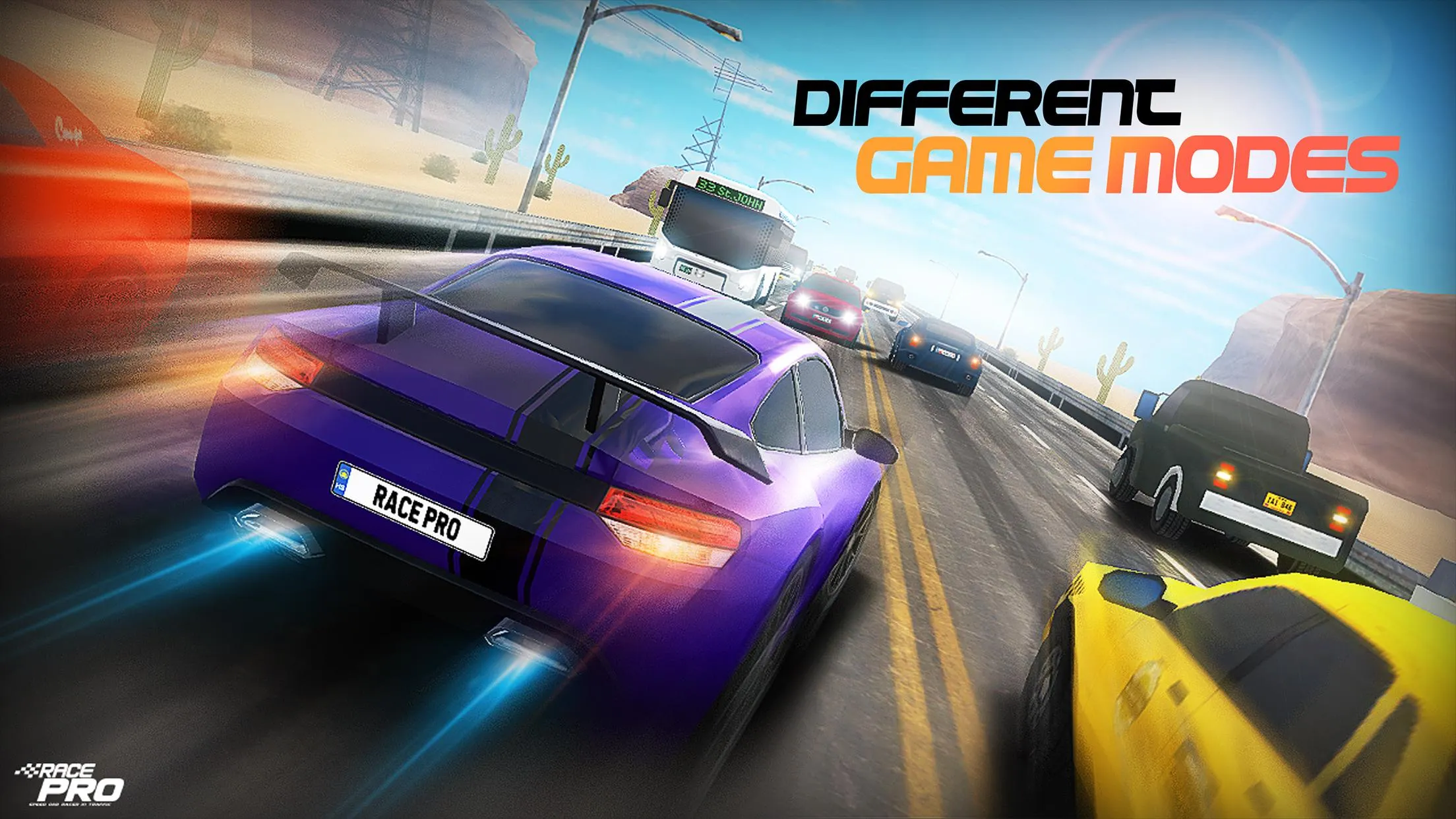Race Pro: Speed Car Racer in Traffic [мод: бесплатные покупки] Screenshot 4