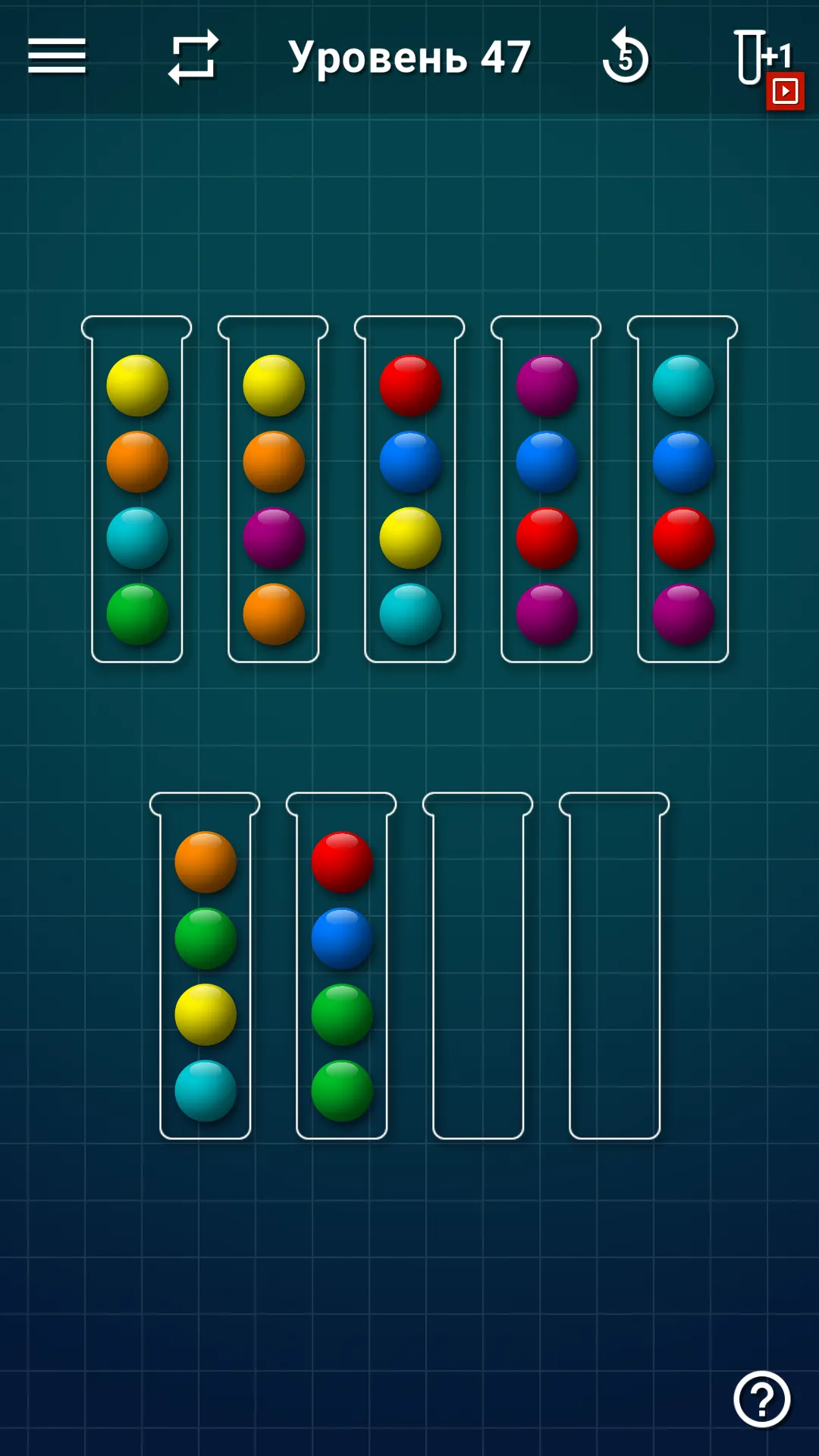 Ball Sort Puzzle – Сортировка Шариков [мод: много денег] Screenshot 2