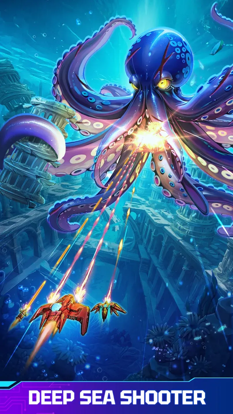 Atlantis Invaders v12.01.029 APK Мод (Мега Меню, Урон, Энергия, VIP) Screenshot 1 Atlantis Invaders v12.01.029 APK Мод (Мега Меню, Урон, Энергия, VIP) Screenshot 1