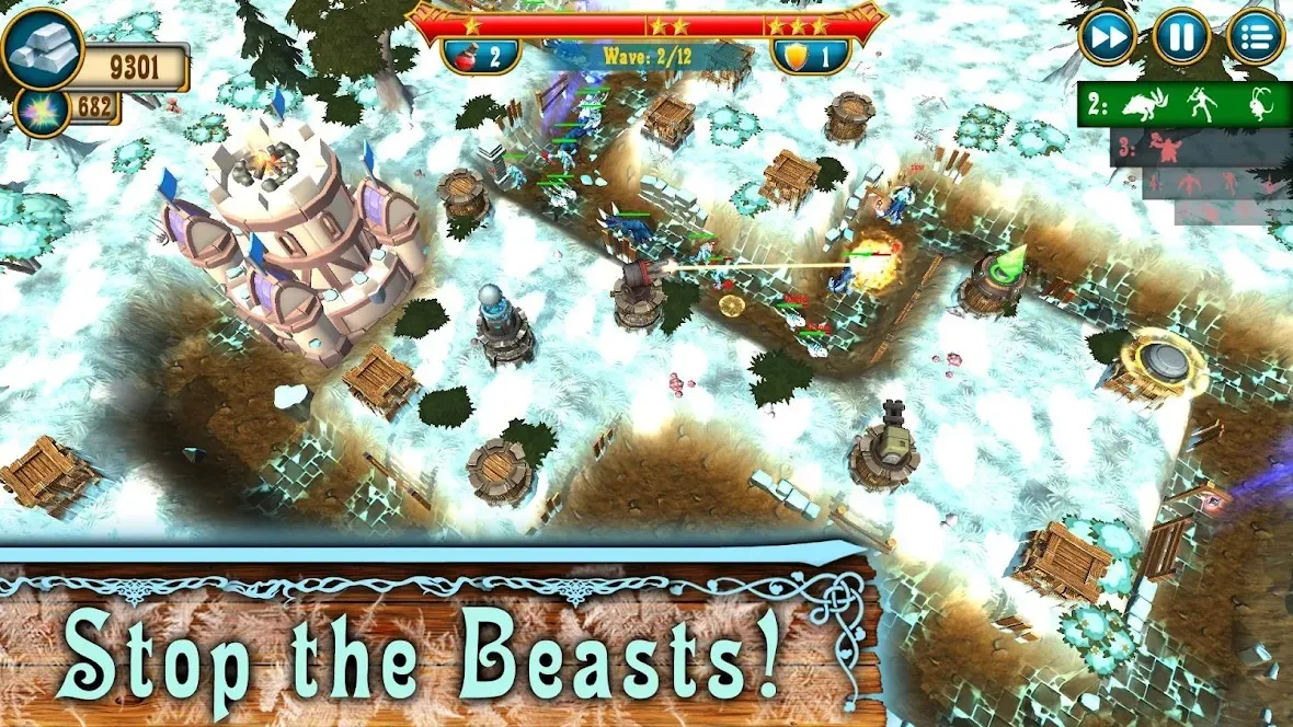 Fantasy Realm Tower Defense [мод: много здоровья] Screenshot 2