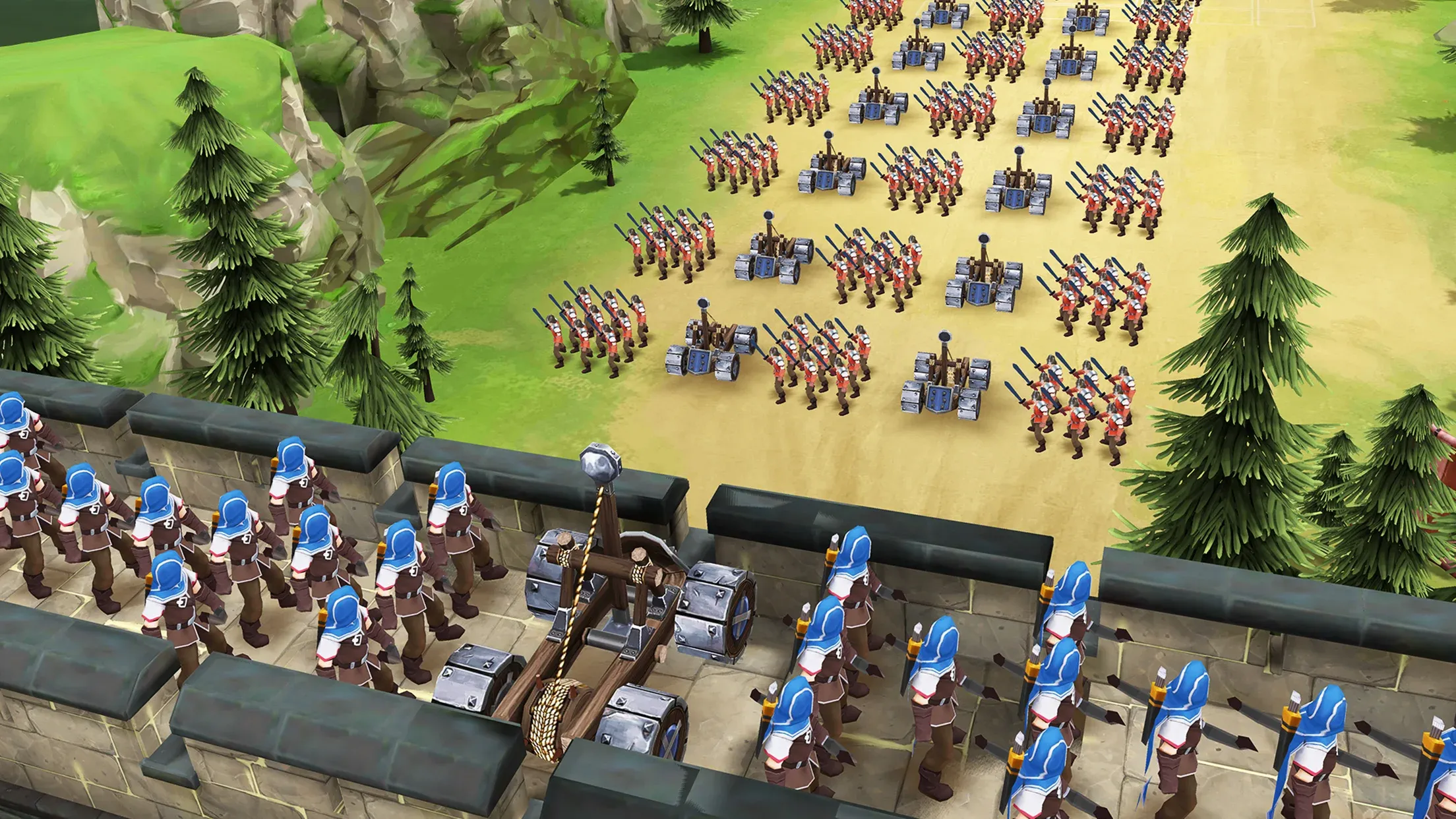 Kingdom Clash v3.1.4 APK Мод (Меню, Один удар, Режим бога, Скорость боя) Screenshot 3