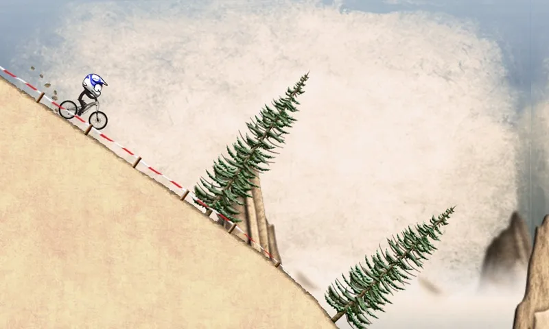 Stickman Downhill v5.0 APK Мод (Всё открыто) Screenshot 1