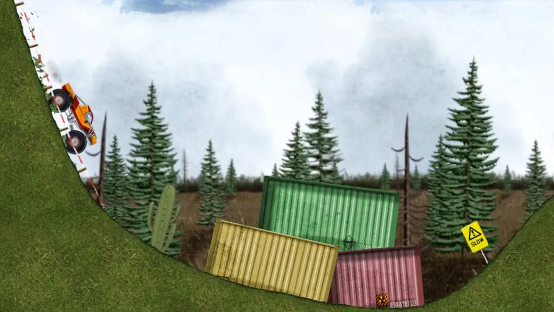 Stickman Downhill Monstertruck v2.14 APK Мод (Всё открыто) Screenshot 1