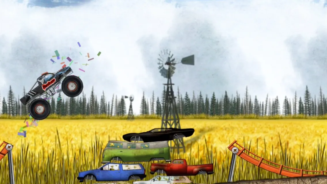Stickman Downhill Monstertruck v2.14 APK Мод (Всё открыто) Screenshot 2