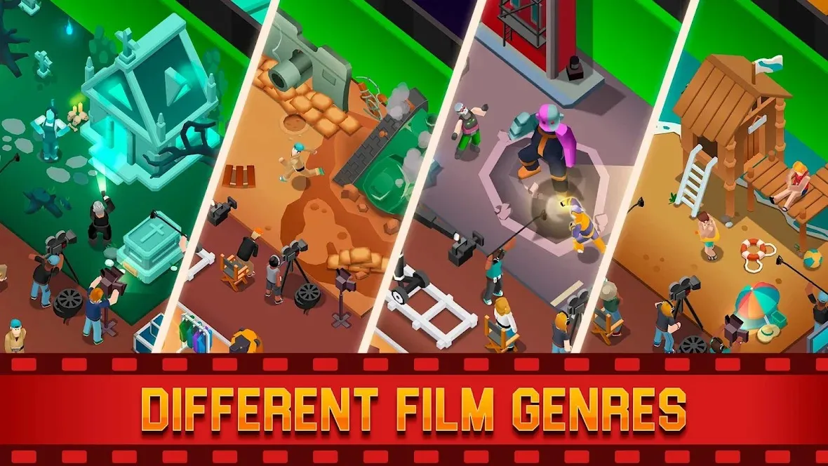 Idle Film Maker Empire Tycoon [мод: много денег] Screenshot 2