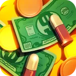 Взломанная Idle Tycoon: Wild West Clicker Мод (Меню, Много денег) на Андроид