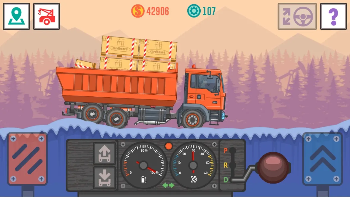 Плохой Дальнобойщик [Lite] v3.52 APK Мод (Много денег) Screenshot 2