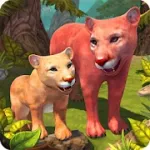 Скачать MOD Симулятор Горного Льва – создай свою семью [мод: много денег] на Андроид