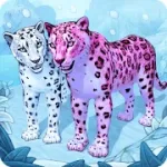 Скачать MOD Симулятор Семьи Снежного Леопарда Онлайн [мод: режим бога] на Андроид