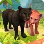 Скачать взломанную версию Симулятор Семьи Пантеры : Играй Онлайн [мод: много денег] на Андроид