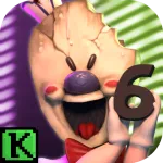 Взломанная Ice Scream 6 Friends: Charlie Мод (Меню, Много ловушек и боеприпасов) на Андроид