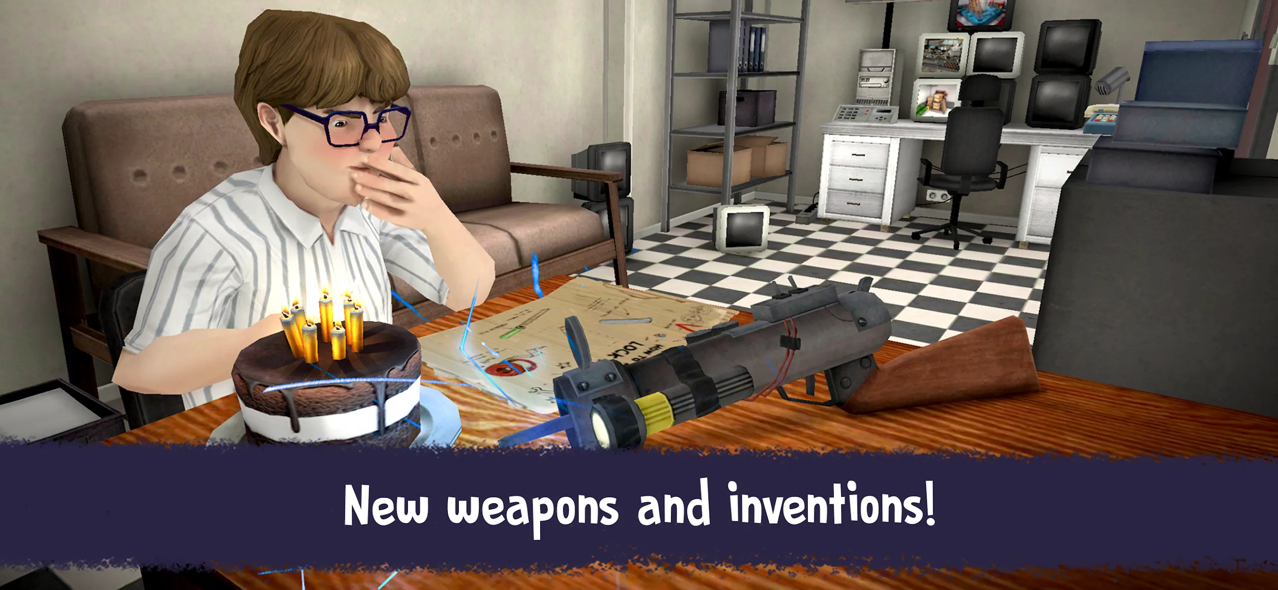 Ice Scream 6 Friends: Charlie v1.2.9 APK Мод (Меню, Много ловушек и боеприпасов) Screenshot 1 Ice Scream 6 Friends: Charlie v1.2.9 APK Мод (Меню, Много ловушек и боеприпасов) Screenshot 1