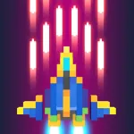 Скачать взломанную версию Sky Wings: Pixel Fighter 3D Мод (Много денег) на Андроид